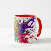 Mug Floraison chromatique (Devant droit)