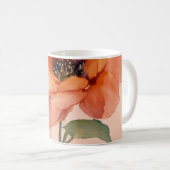 Mug Floraison de Citron Vivide : Fleurs Orange Multico (Devant droit)