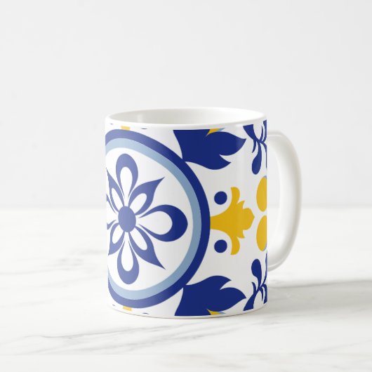 Mug Floraison méditerranéenne (Devant droit)