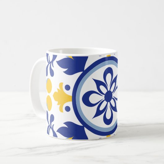 Mug Floraison méditerranéenne (Devant gauche)