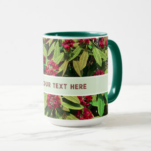 Mug Floraison personnalisée de rhododendron