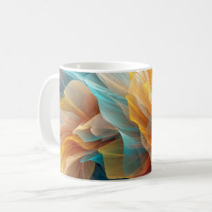 Mug Floraison radieuse de pétales éthérés dans la lumi