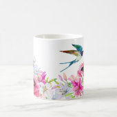 Mug Floraison rose artistique (Centre)