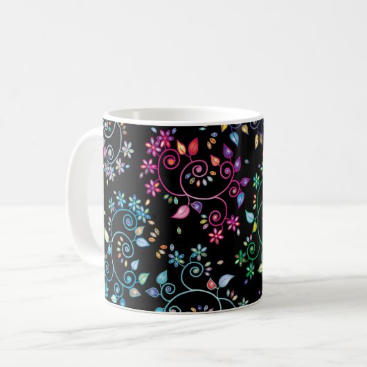 Mug floral (Devant gauche)