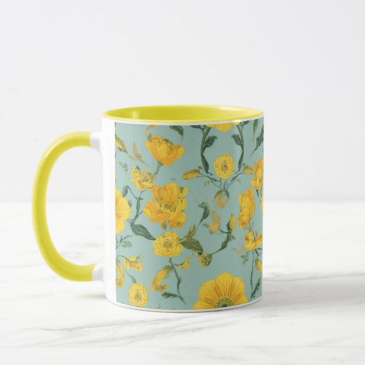 Mug floral (Gauche)