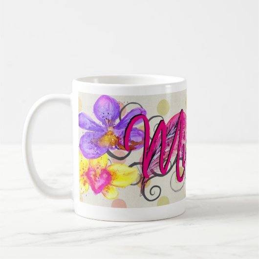 Mug Floral (Gauche)