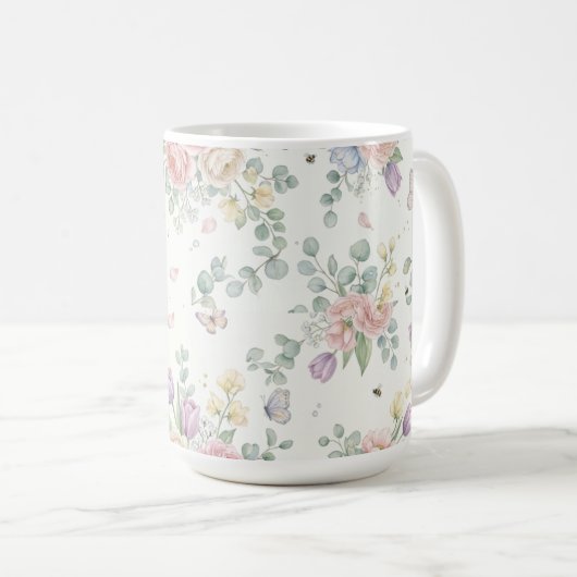 Mug floral (Devant droit)