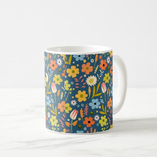 Mug floral (Devant droit)