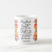 Mug Floral à Verset Biblique Café (Centre)