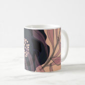 Mug Floral abstract elegance, artistic background. (Devant droit)