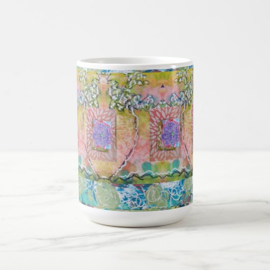 Mug Floral Abstrait (Centre)