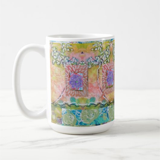 Mug Floral Abstrait (Gauche)