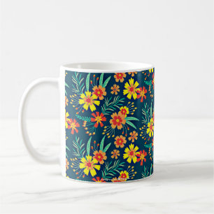 Mug Floral Arrière - plan Belle conception