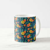 Mug Floral Arrière - plan Belle conception-46566 (Devant droit)