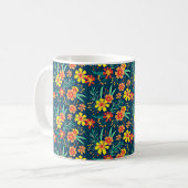 Mug Floral Arrière - plan Belle conception-46566 (Devant gauche)