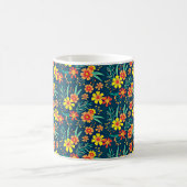 Mug Floral Arrière - plan Belle conception-46566 (Centre)