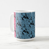 Mug Floral Art déco (Devant gauche)
