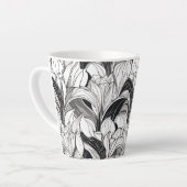Mug floral Art déco 12oz (Angle gauche)