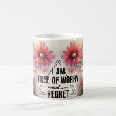 Mug floral avec citations positives (Centre)