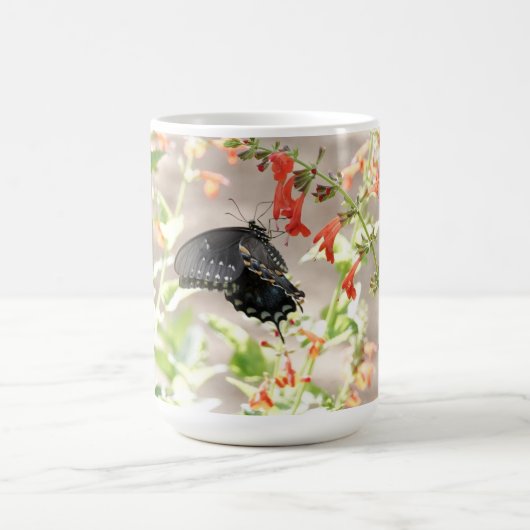 Mug Floral avec papillon (Centre)
