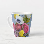 Mug floral avec prière (Angle gauche)