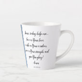 Mug floral avec prière (Droite)