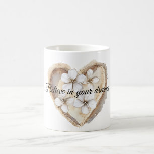 Mug Floral blanc du coeur