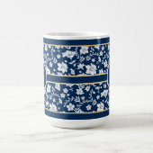 Mug floral blanc marine (Centre)
