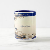 Mug Floral Bleu Blanc (Centre)