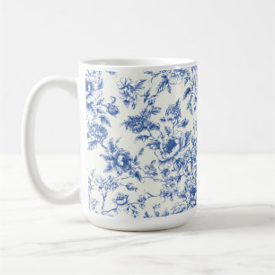 Mug Floral Bleu Chinoiserie