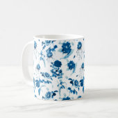 Mug Floral bleu-Mug (Devant gauche)