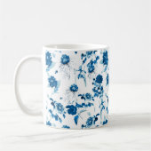 Mug Floral bleu-Mug (Gauche)
