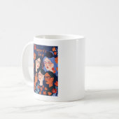 Mug Floral Blue Journée internationale des femmes (Devant gauche)