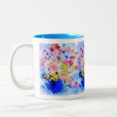 Mug floral Blues (Gauche)