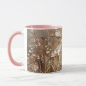 Mug Floral Boho Beige Blanc (Gauche)