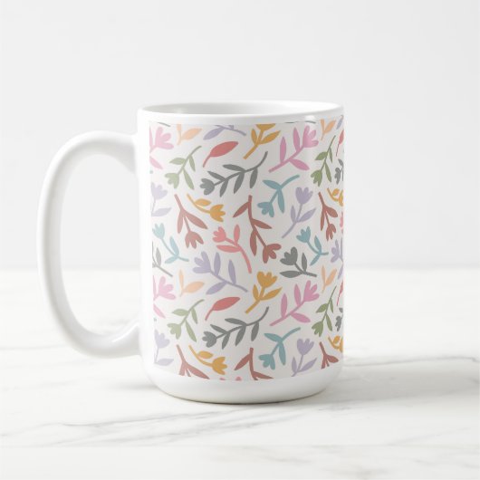 Mug Floral Boho coloré (Gauche)