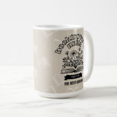 Mug Floral "Booktroverts Unite" (Devant droit)