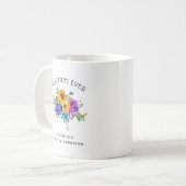 Mug Floral brillant et audacieux 'Meilleure maman jama (Devant gauche)