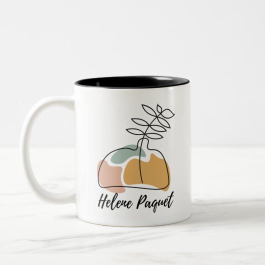 Mug floral Brown et rose (Gauche)