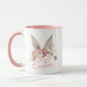 Mug Floral Bunny Ears | Happy Easter  (Gauche)