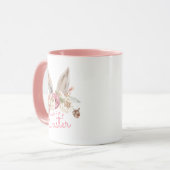 Mug Floral Bunny Ears | Happy Easter  (Devant gauche)
