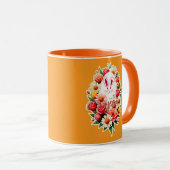Mug Floral Bunny – Spring Easter Illustration - caneca (Devant droit)