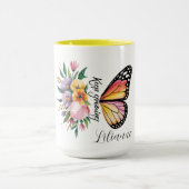 Mug Floral Butterfly Design  (Centre)