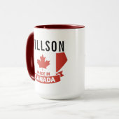 Mug Floral Canada Day | Cute Canadian  (Devant gauche)