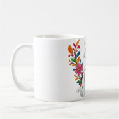 Mug Floral Cat (Gauche)