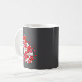 Mug Floral Cat Heart Valentines Day Meow Kitty Kitten  (Devant gauche)