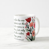 Mug Floral Chrétien (Devant droit)