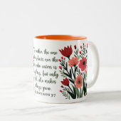Mug Floral Chrétien (Devant droit)