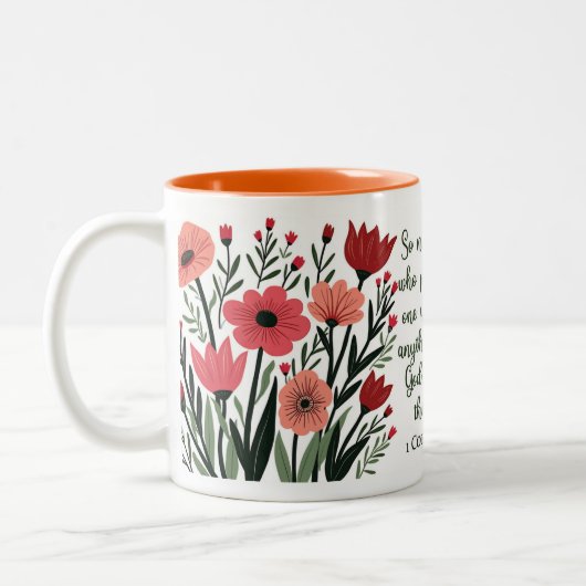 Mug Floral Chrétien (Gauche)