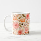Mug Floral Citrouille d'automne (Gauche)